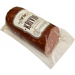 "Delikatesas"Virtas rūkytas saliamis "Krivio" ~420g price per kg £8,25 (cooked smoked salami)