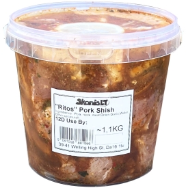 "Skonis LT" Kiaulienos šašlykas 1,1kg (Pork shashlik)