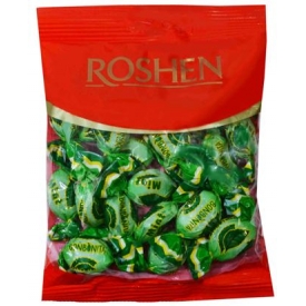 "Roshen" Mėtų skonio karamelė 126g (Hard boiled candies with mint flavour)