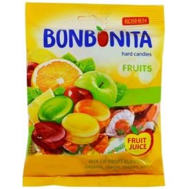 "Roshen" Karamelė 102g (Hard candies fruit flavours) "Roshen" Karamelė 102g (Hard candies fruit flavours)