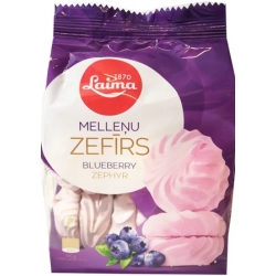 Zefyrai mėlynių skonio 200g (Zephyr blueberry taste)