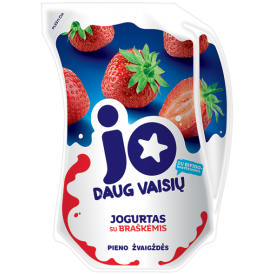 "JO" Yogurt with strawberries 900g