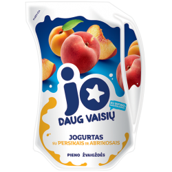 "JO" Yogurt with peaches and apricots 900g
