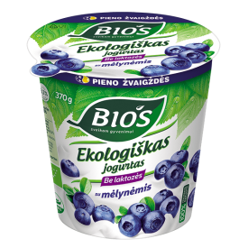 "Bios" Eco Lactose Free Yogurt with Blueberries 370g