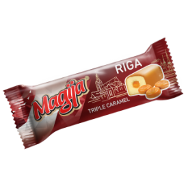 "Magija" Cheesecake Bar with Triple Caramel "Riga" 45g (Sūrelis)