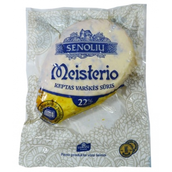 "Senolių" Meisterio keptas varškės sūris 22%~ 300g £11.99kg (Lithuanian baked curd cheese) "Senolių" Meisterio keptas varškės sūris 22%~ 300g £11.99kg (Lithuanian baked curd cheese)