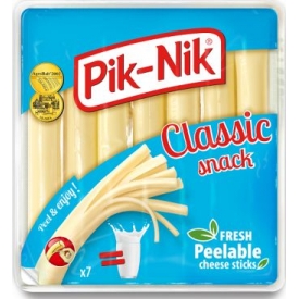 "Pik-Nik" Fresh Peelable cheese sticks x7psc 140g ,plėšomas sūris