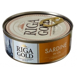 Sardinė aliejuje 240g grynos žuvies 163g (sardine in oil )