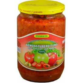 Pomidorų ir obuolių salotos"Яблочная икра" 670g (Salad tomato and apple)