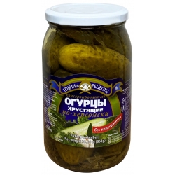 “Aldim” Konservuoti agurkai su krapais 900g(Pickled gherkins with dill)