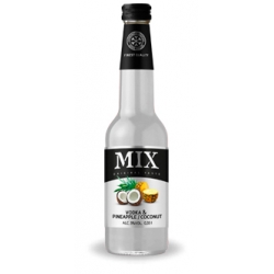 "MIX" Ananasų ir kokosų skonio kokteilis 4% 0.33L (Carbonated cocktail vodka pinapple and cocunut taste)