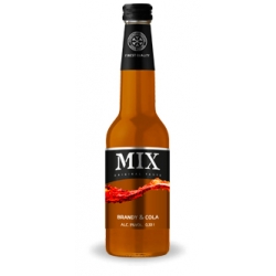 "MIX" Brendžio skonio 4% 0.33L (Carbonated cocktail brandy and cola taste)