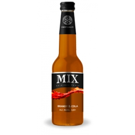"MIX" Brendžio skonio 4% 0.33L (Carbonated cocktail brandy and cola taste)