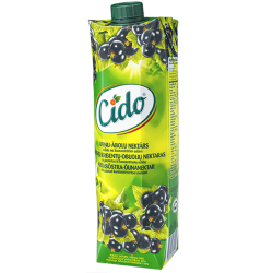 "Cido"Juodųjų serbentų-obuolių nektaras 1L
