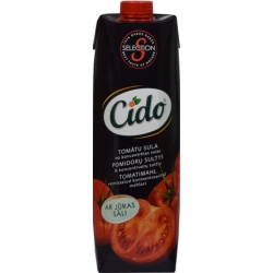 "Cido"Pomidorų sultys 1L (Tomato juice)