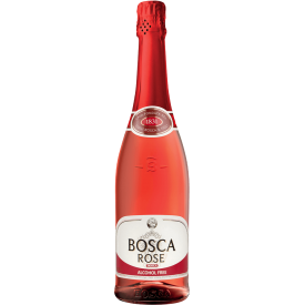 Alcohol Free Sparkling Wine "Bosca Rose" Semi Sweet 0.75l 0% alc.