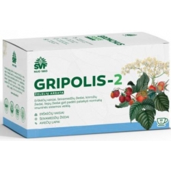 "ŠVF" Gripolis-2 žolelių arbata 40g 20vnt (herbal tea) 