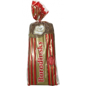 "AB"Juoda duona su kalendro sėklomis 800g "Borodinsky" (Bread with coriander seeds)