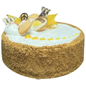 Round cake "Honey"