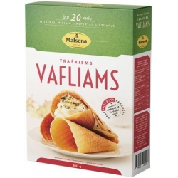 "Malsena" Traškiems vafliams 400g (Flour mix for waffles)