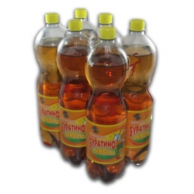 Gazuotas limonado gėrimas"Buratino"1,5LX6VNT(Carbonated soft drink)