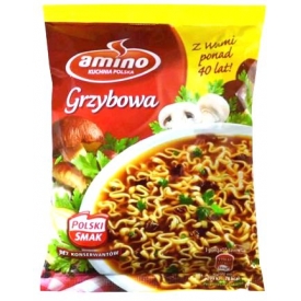 "Amino" Grybų sriuba su makaronais 70g (Mushroom soup with noodles)