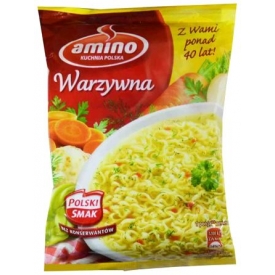 "Amino" Daržovių sriuba su makaronais 58g (Vegetable soup with noodles)