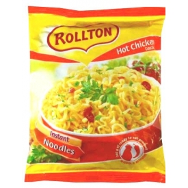 "Rollton" Aštrios vištienos skonio makaronų sriuba 60g (Hot chicken taste) "Rollton" Aštrios vištienos skonio makaronų sriuba 60g (Hot chicken taste)