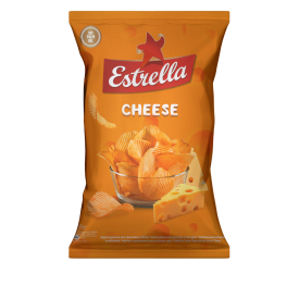 "Estrella"Bulvių traškučiai sūrio skoniu 130g "Estrella" (cheese taste)