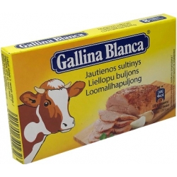 Jautienos šonkaulių skonio sultinys 80g"Gallina blanca"(Beef Flavor broth)