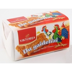"Viktorija" Biscuits with cardamom 180g "Du gaideliai"