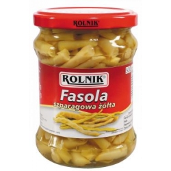 "Rolnik" Geltonos pupelės 500ml (French yellow beans)