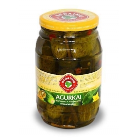 "KKF" Agurkai marinuoti silpnai rūgštūs 1570g (pickled cucumbers)