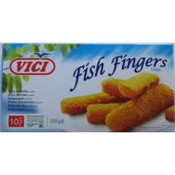 "Vici"  šaldyti žuvų piršteliai 250g 10vnt.   (Fish fingers)