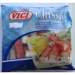 "Vici" Šaldytos Krabų lazdelės 400g (Crab sticks)