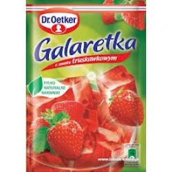 "Dr.Oetker"Žemuogių skonio želė 77g (Jelly of strawberry taste)